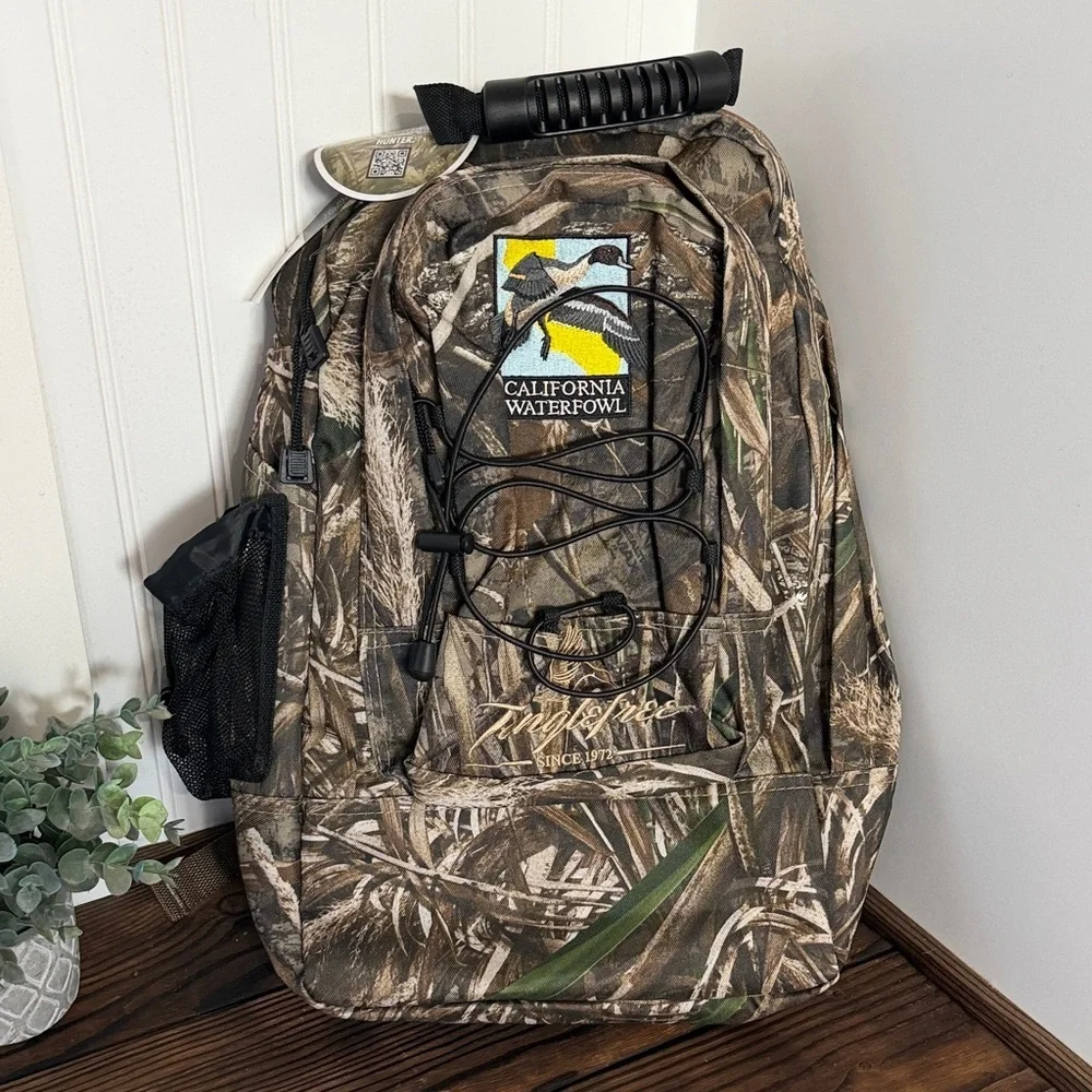 Realtree x TangleFree Max-5 California Waterfoul Camo Limited Blind Bag Backpack